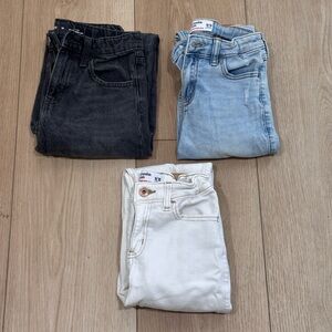 3 Jeans Abercrombie Kids & Old Navy  - relaxed fit / baggy jeans